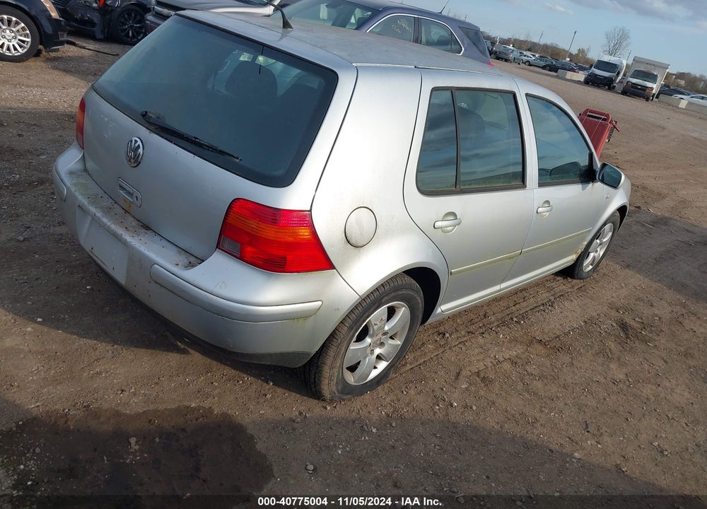 2001 VOLKSWAGEN GOLF GLS VIN: 9BWGS61J914046655