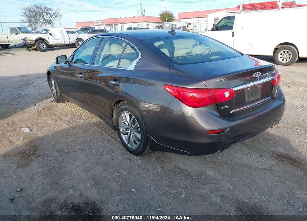 2014 INFINITI Q50 PREMIUM VIN: JN1BV7AR2EM697528