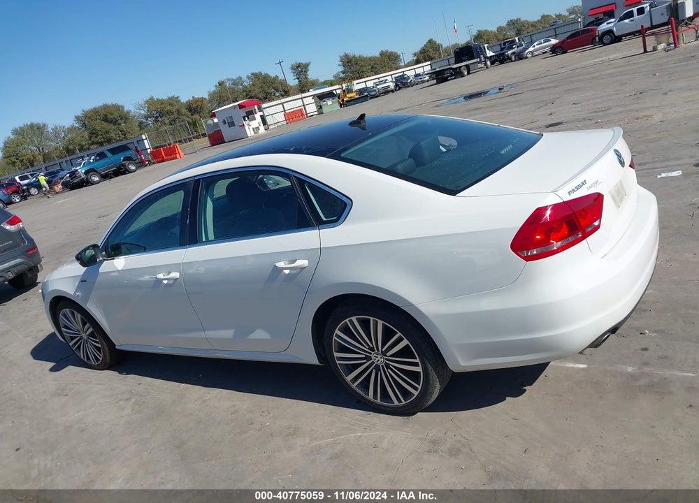 2015 VOLKSWAGEN PASSAT 1.8T SPORT VIN: 1VWBS7A37FC108348