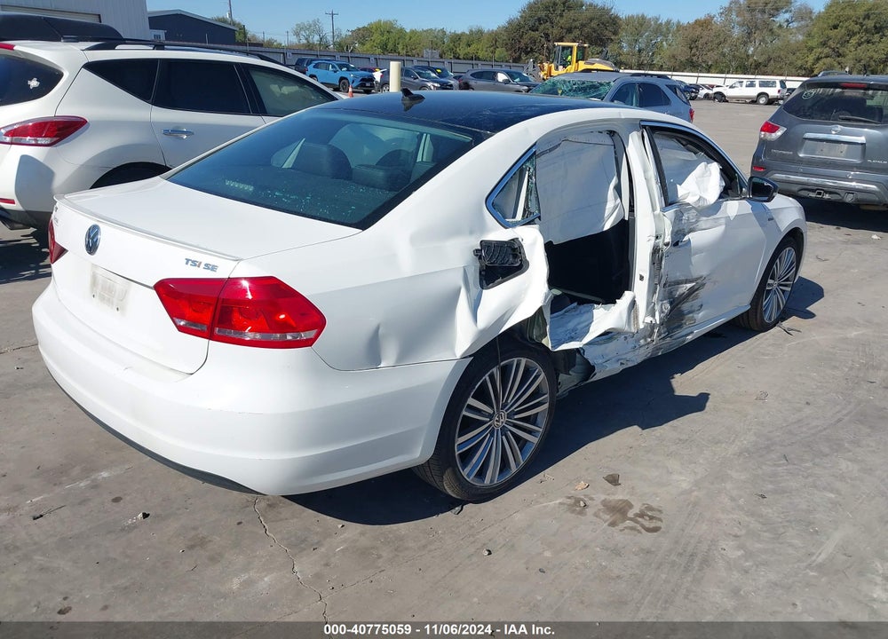 2015 VOLKSWAGEN PASSAT 1.8T SPORT VIN: 1VWBS7A37FC108348