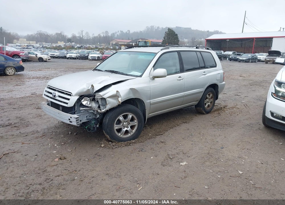 2005 TOYOTA HIGHLANDER V6 VIN: JTEGP21A850084617