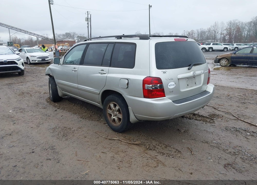2005 TOYOTA HIGHLANDER V6 VIN: JTEGP21A850084617