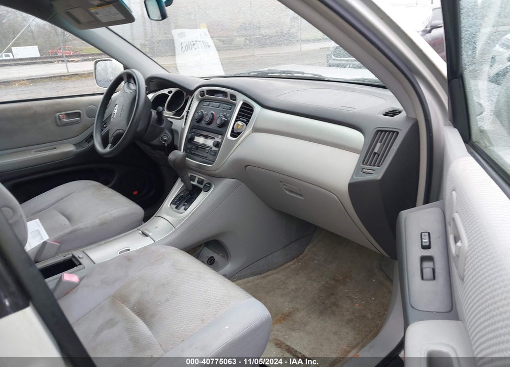 2005 TOYOTA HIGHLANDER V6 VIN: JTEGP21A850084617
