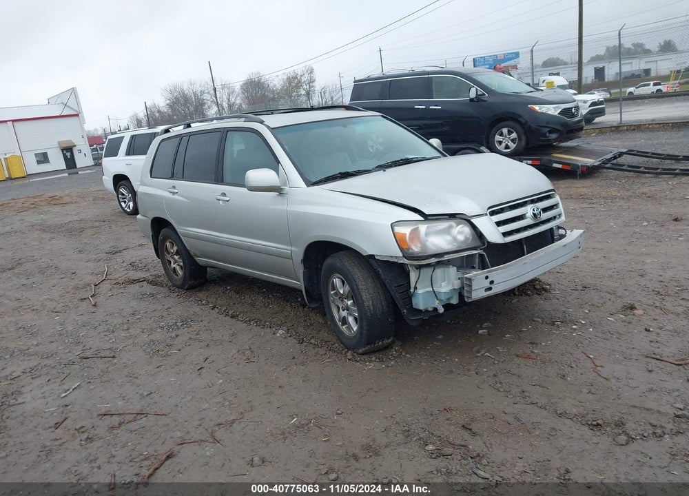 2005 TOYOTA HIGHLANDER V6 VIN: JTEGP21A850084617