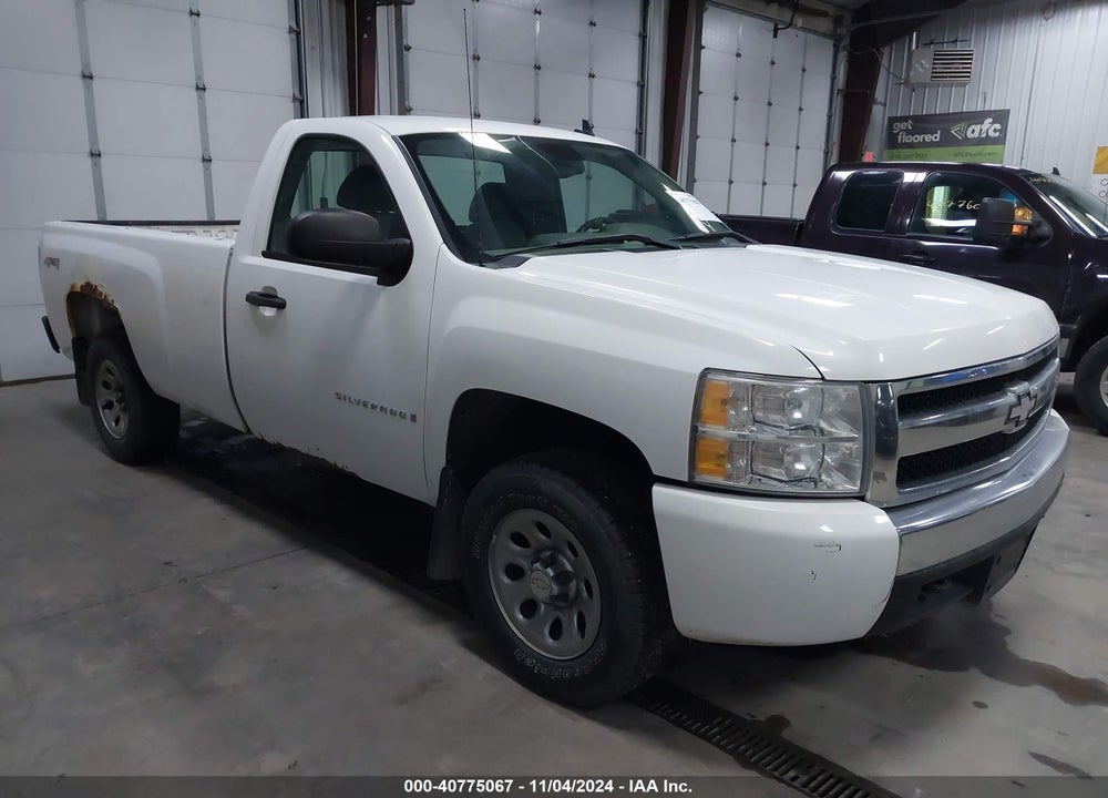 2008 CHEVROLET SILVERADO 1500 WORK TRUCK VIN: 1GCEK14068Z214482