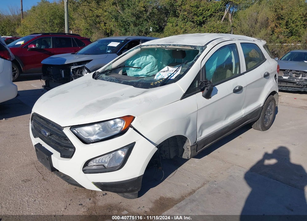 2022 FORD ECOSPORT S VIN: MAJ6S3FL9NC466996