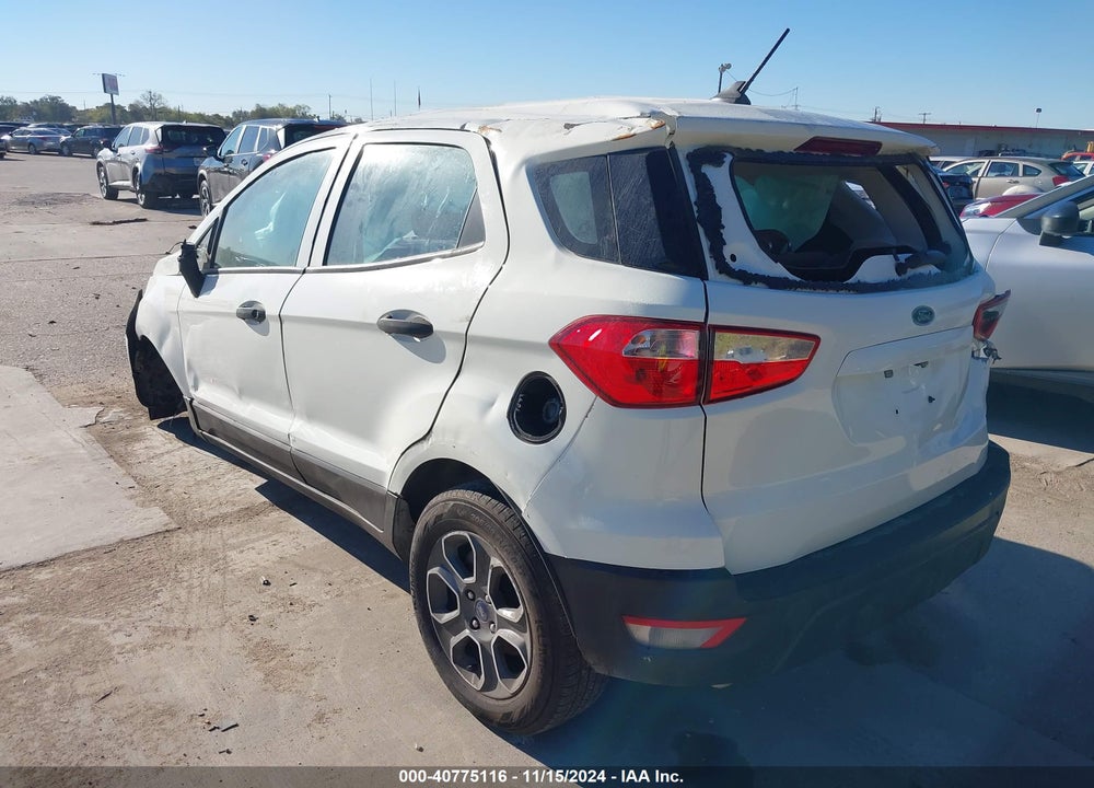 2022 FORD ECOSPORT S VIN: MAJ6S3FL9NC466996