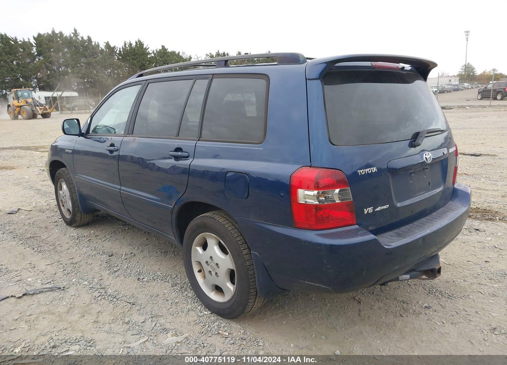 2005 TOYOTA HIGHLANDER LIMITED V6 VIN: JTEEP21A750114956