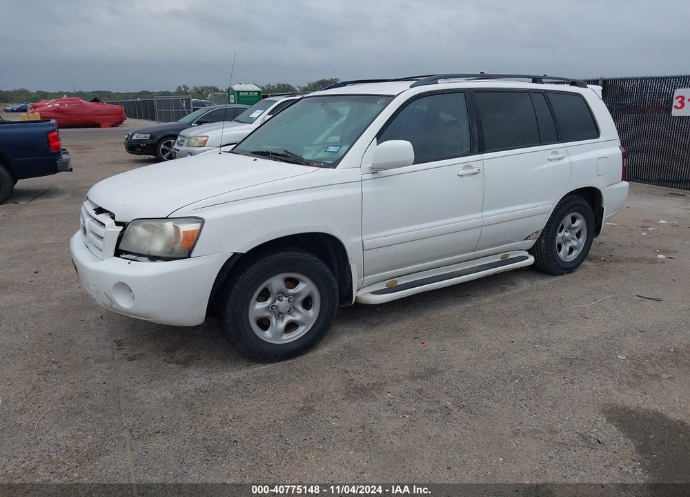 2007 TOYOTA HIGHLANDER VIN: JTEDD21A070157204