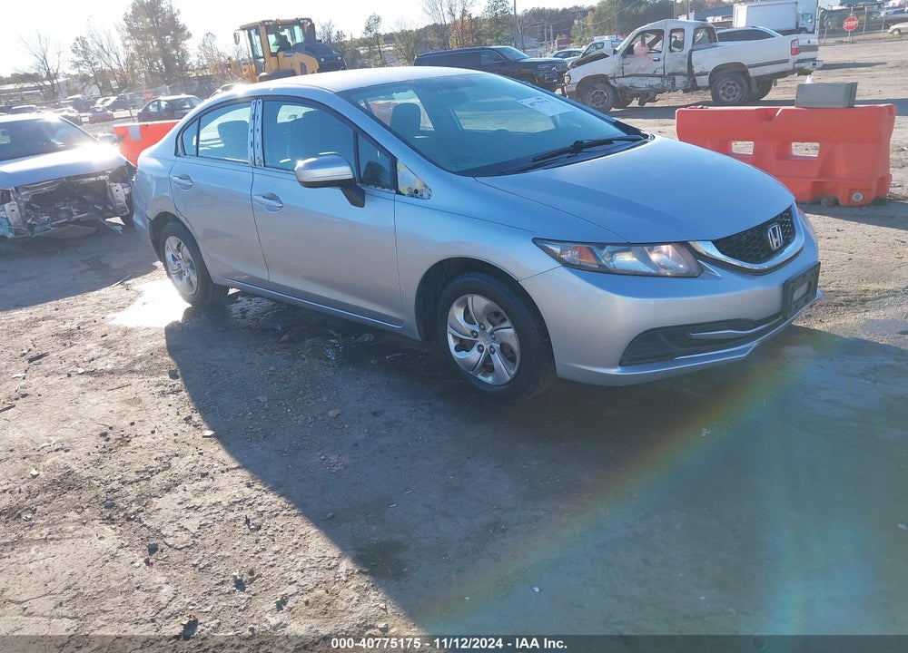 2014 HONDA CIVIC LX VIN: 19XFB2F57EE024121