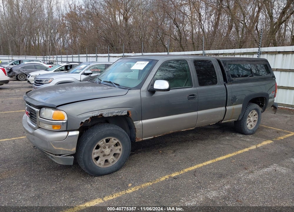 2000 GMC SIERRA 1500 SLE VIN: 2GTEK19T4Y1296160