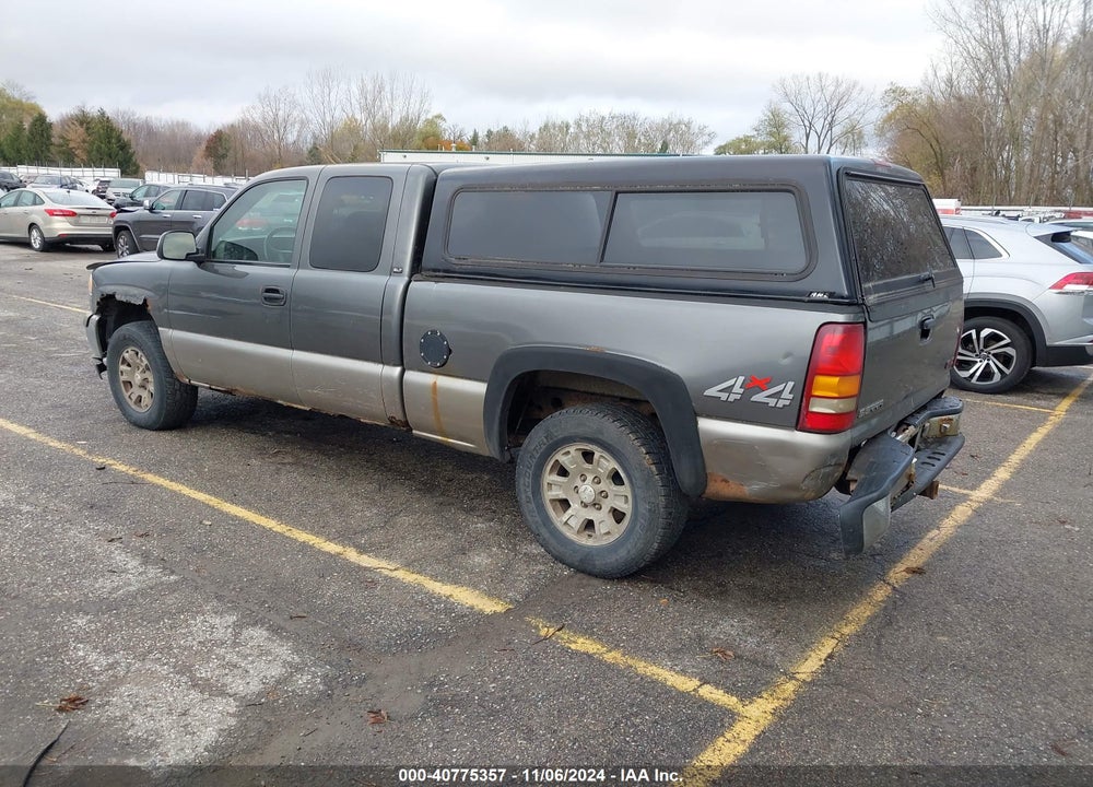 2000 GMC SIERRA 1500 SLE VIN: 2GTEK19T4Y1296160