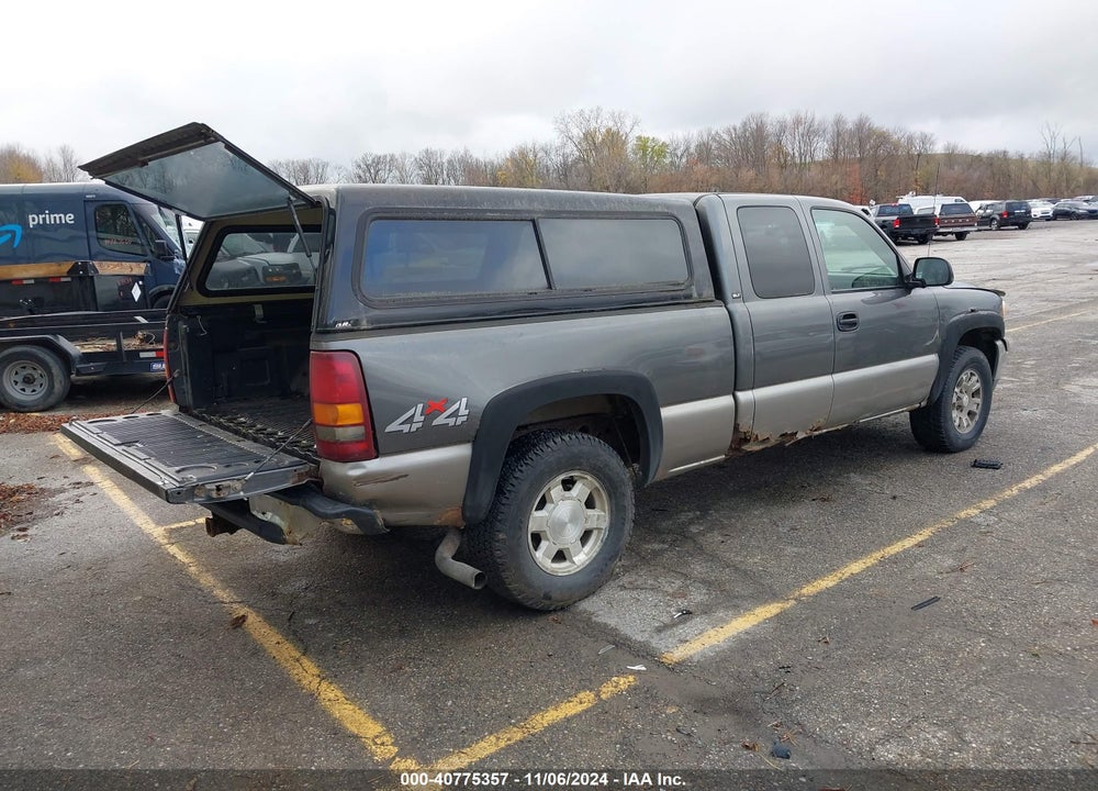 2000 GMC SIERRA 1500 SLE VIN: 2GTEK19T4Y1296160