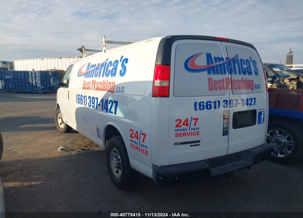 2015 CHEVROLET EXPRESS 2500 WORK VAN VIN: 1GCWGGFF8F1223318