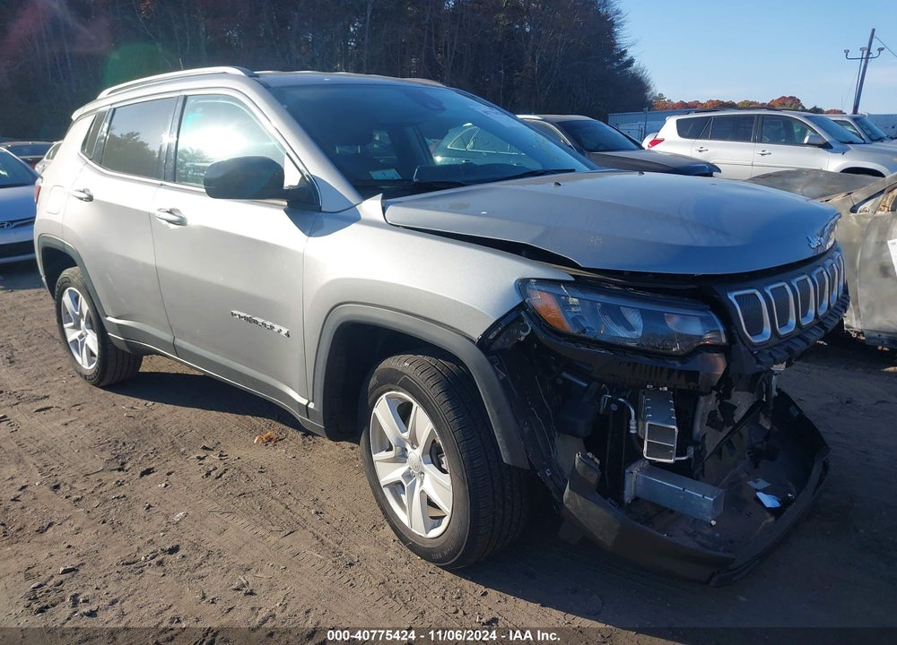 2022 JEEP COMPASS LATITUDE 4X4 VIN: 3C4NJDBBXNT116504