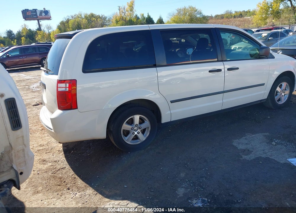 2008 DODGE GRAND CARAVAN SE VIN: 1D8HN44H88B160446
