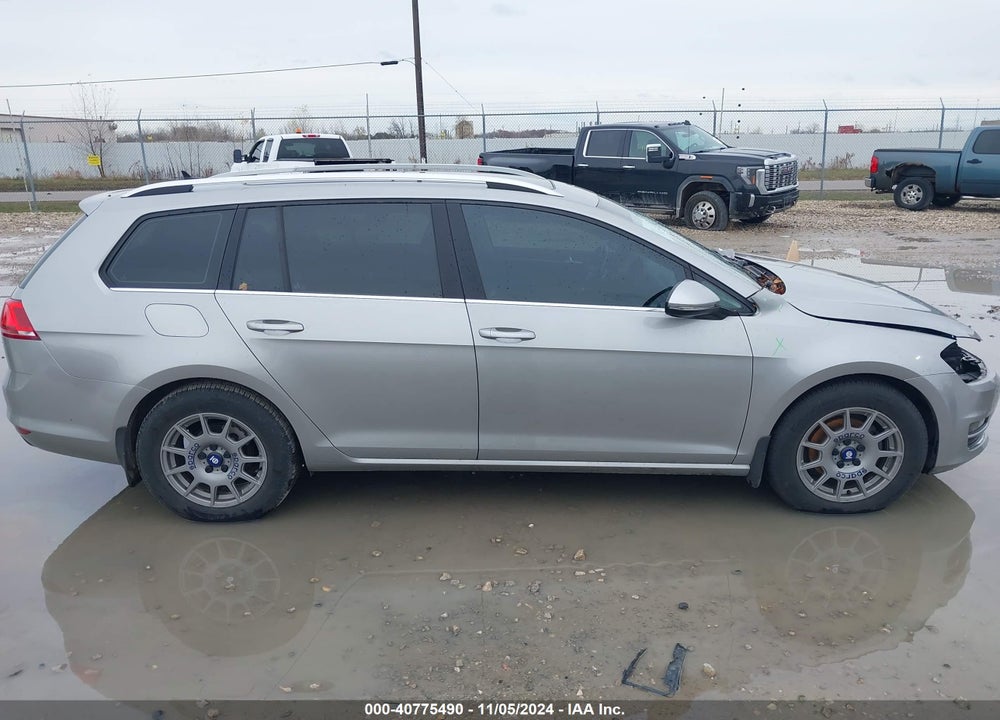 2015 VOLKSWAGEN GOLF SPORTWAGEN TDI SEL 4-DOOR VIN: 3VWCA7AU9FM500536