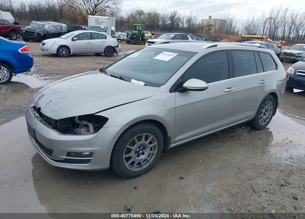 2015 VOLKSWAGEN GOLF SPORTWAGEN TDI SEL 4-DOOR VIN: 3VWCA7AU9FM500536