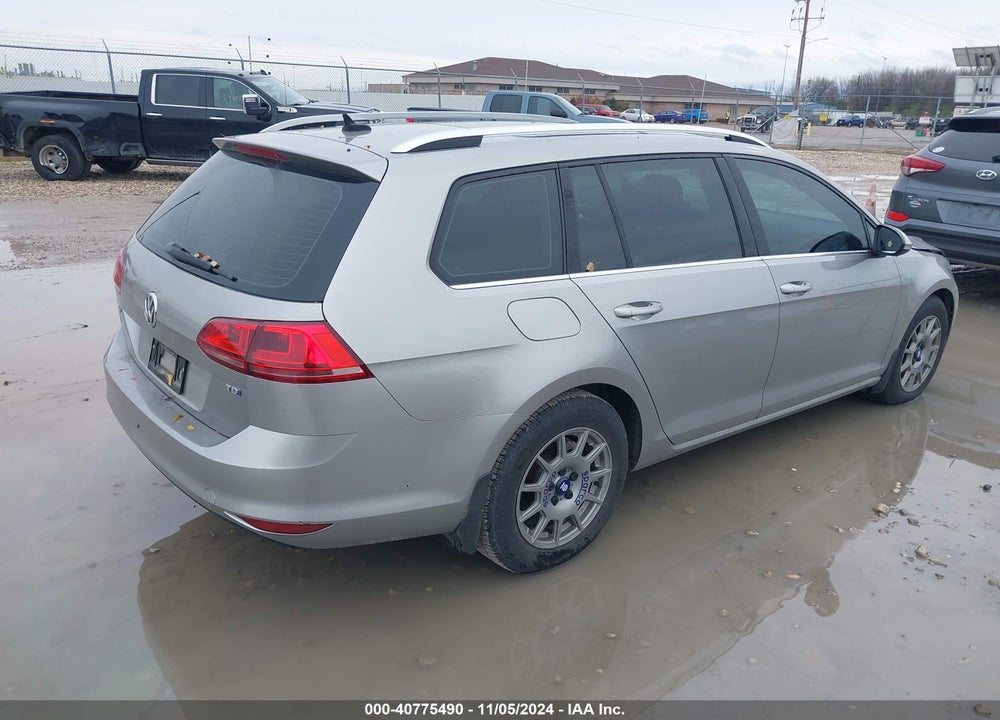 2015 VOLKSWAGEN GOLF SPORTWAGEN TDI SEL 4-DOOR VIN: 3VWCA7AU9FM500536