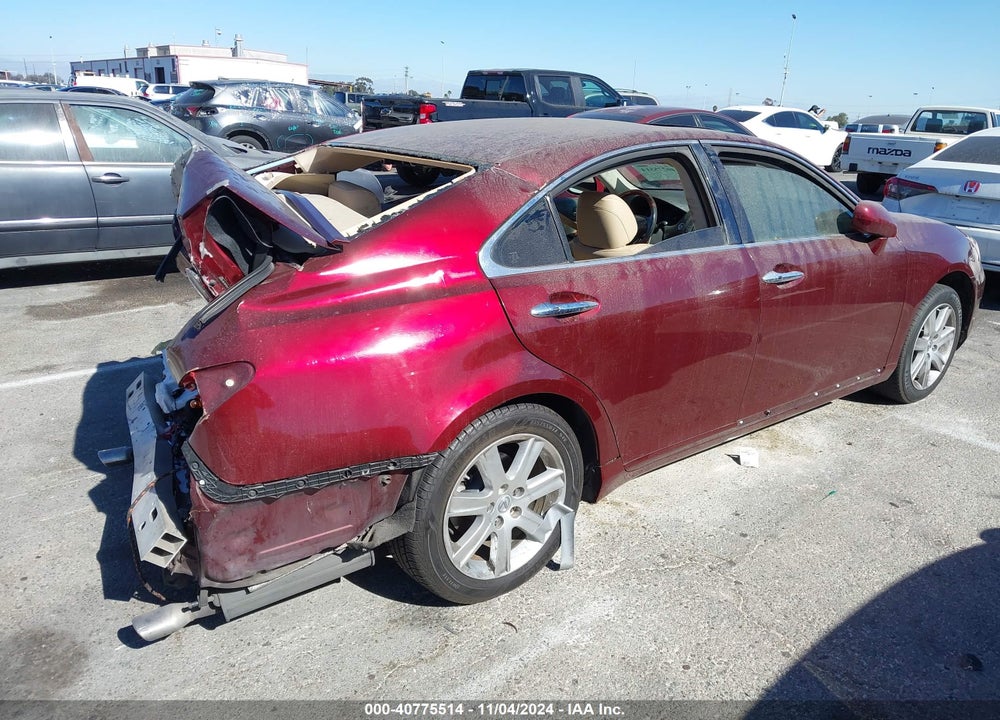 2008 LEXUS ES 350 VIN: JTHBJ46G182183585
