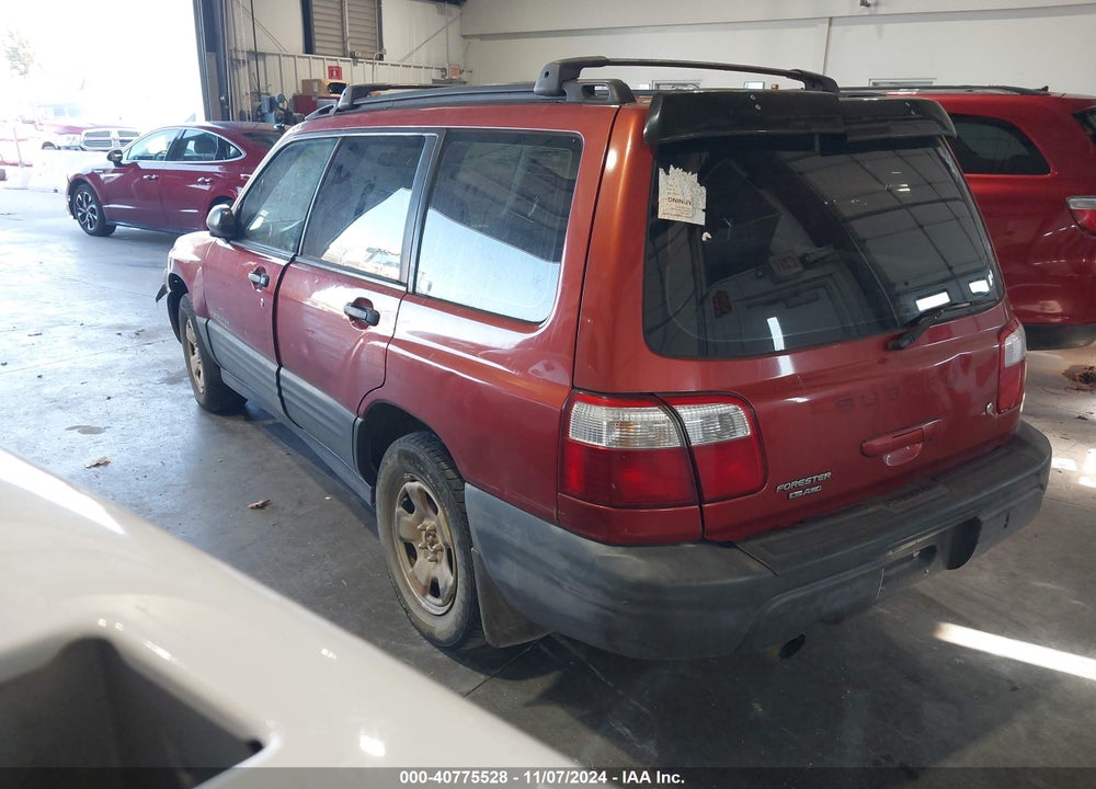 2001 SUBARU FORESTER L VIN: JF1SF63521H726551