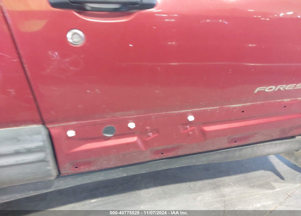 2001 SUBARU FORESTER L VIN: JF1SF63521H726551