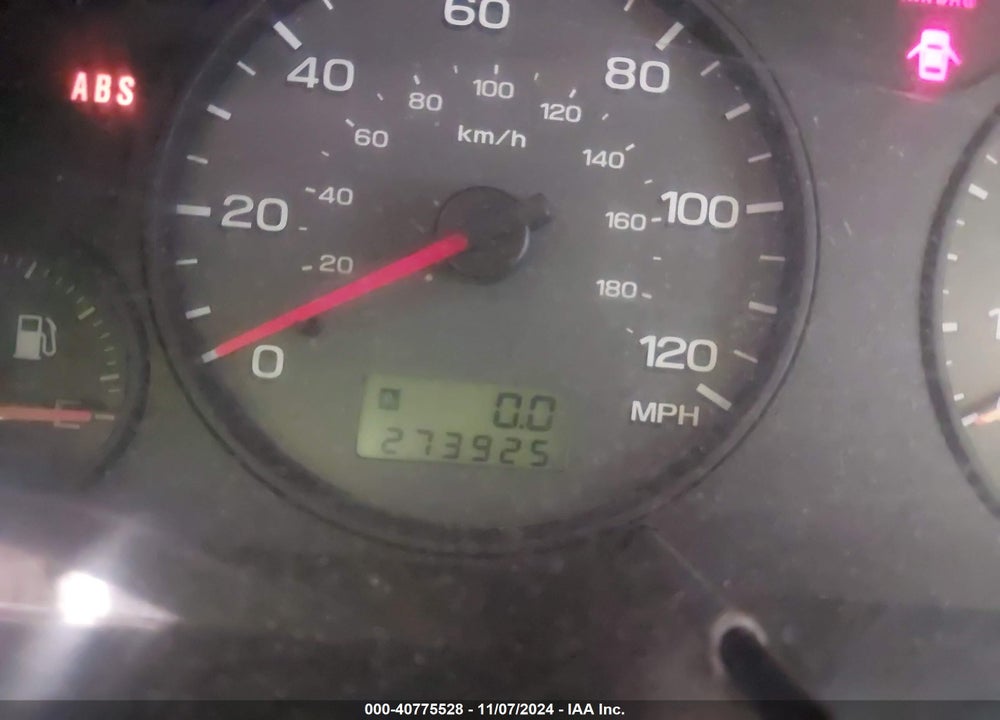 2001 SUBARU FORESTER L VIN: JF1SF63521H726551
