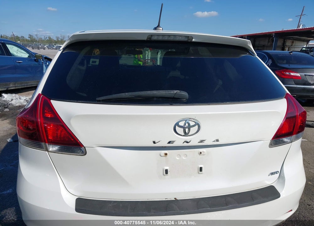 2013 TOYOTA VENZA BASE V6 VIN: 4T3BK3BB2DU077585