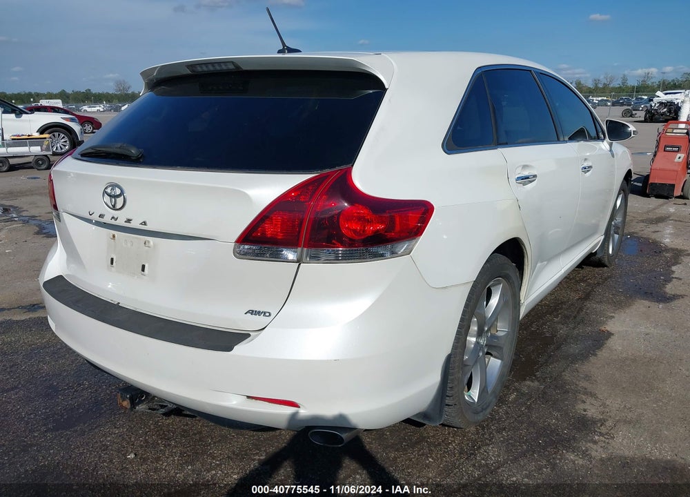 2013 TOYOTA VENZA BASE V6 VIN: 4T3BK3BB2DU077585