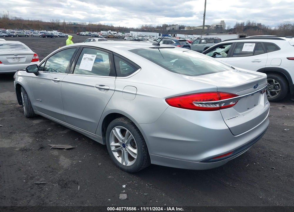 2018 FORD FUSION HYBRID S VIN: 3FA6P0UU2JR271538