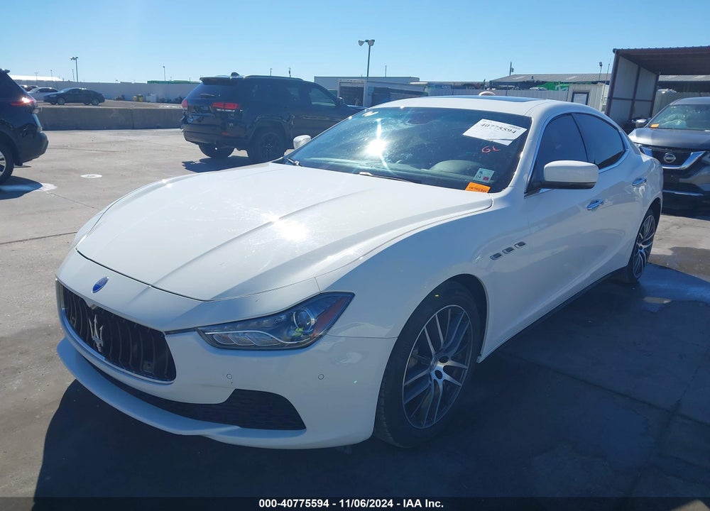 2016 MASERATI GHIBLI VIN: ZAM57XSAXG1176389