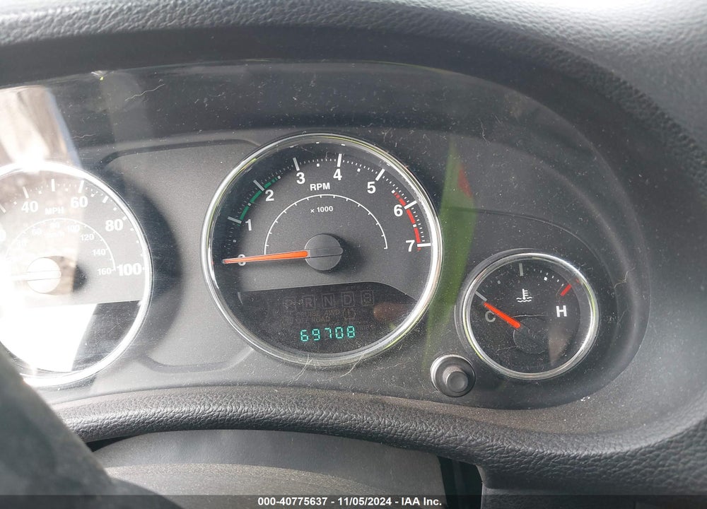 2011 JEEP WRANGLER SPORT VIN: 1J4AA2D12BL534452
