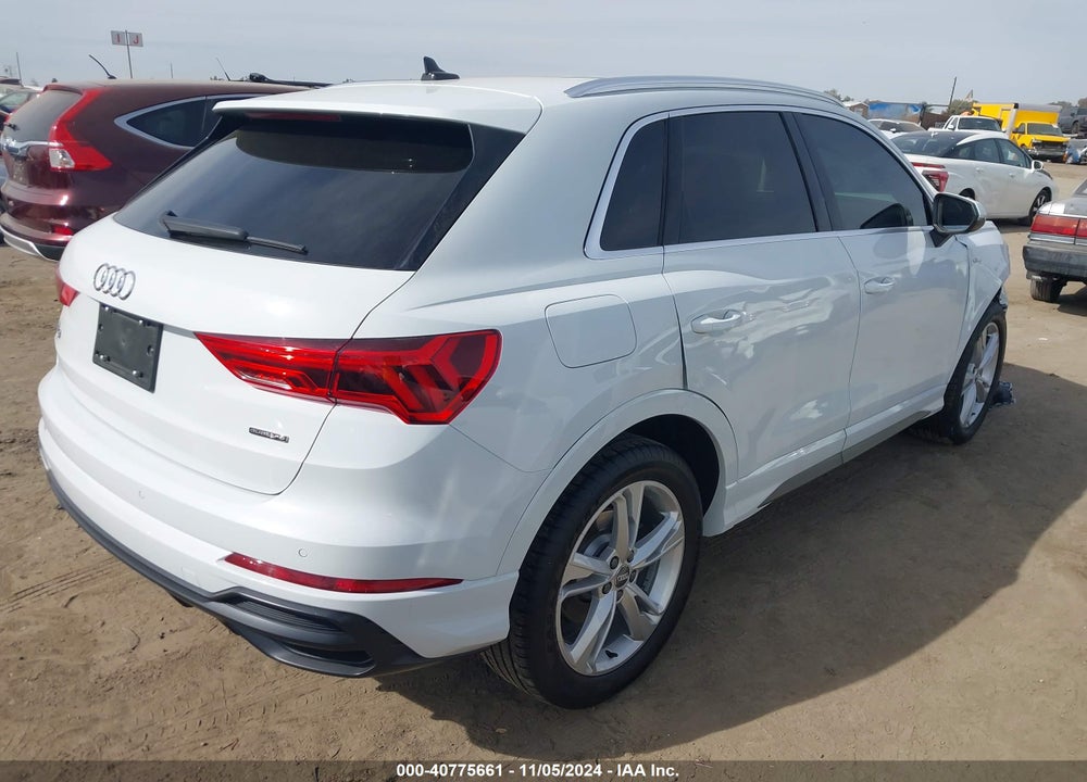 2020 AUDI Q3 PREMIUM 45 TFSI S LINE QUATTRO TIPTRONIC VIN: WA1DECF36L1097820