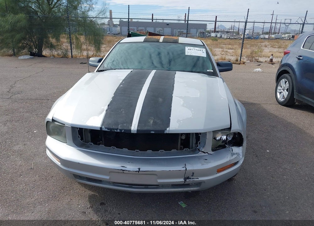2006 FORD MUSTANG V6 VIN: 1ZVFT80NX65182598