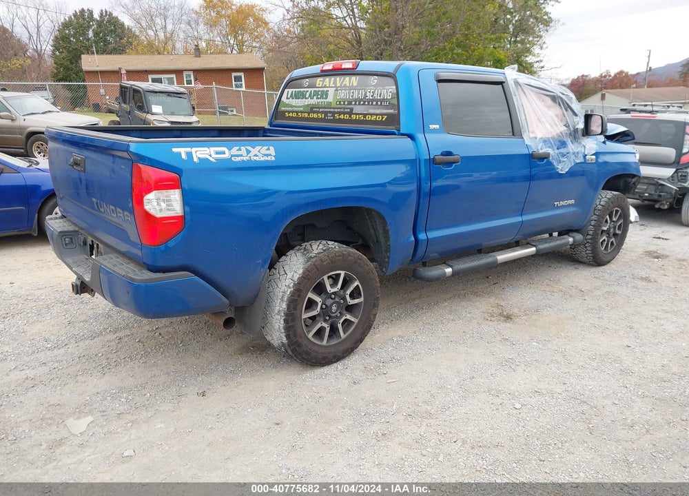2016 TOYOTA TUNDRA SR5 5.7L V8 VIN: 5TFDY5F15GX506108