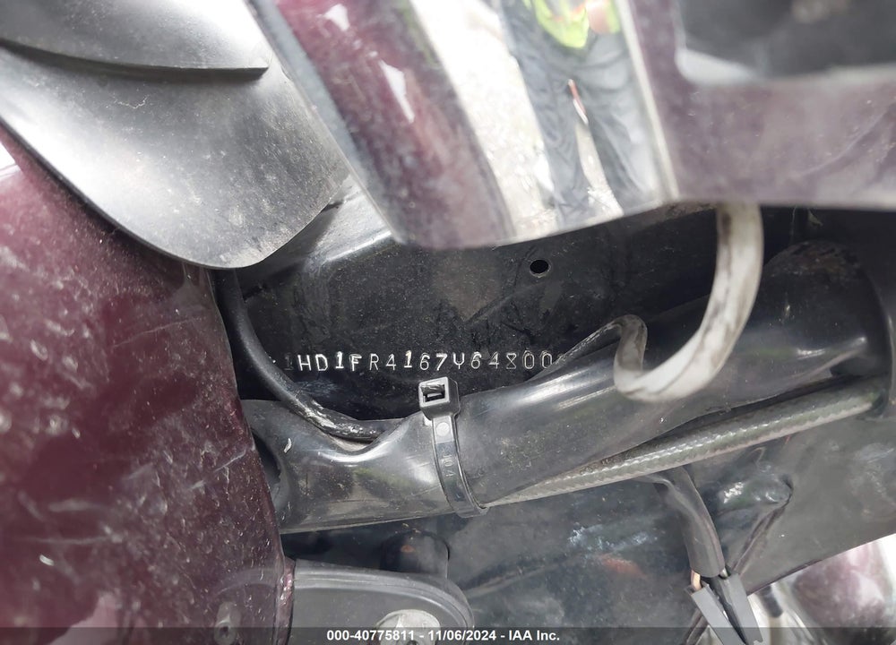 2007 HARLEY-DAVIDSON FLHRCI VIN: 1HD1FR4167Y648009