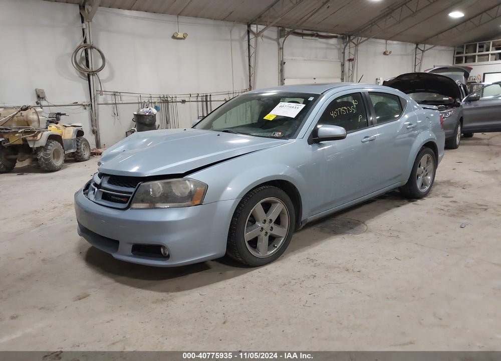 2013 DODGE AVENGER SXT VIN: 1C3CDZCB0DN552453