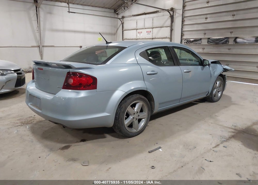 2013 DODGE AVENGER SXT VIN: 1C3CDZCB0DN552453