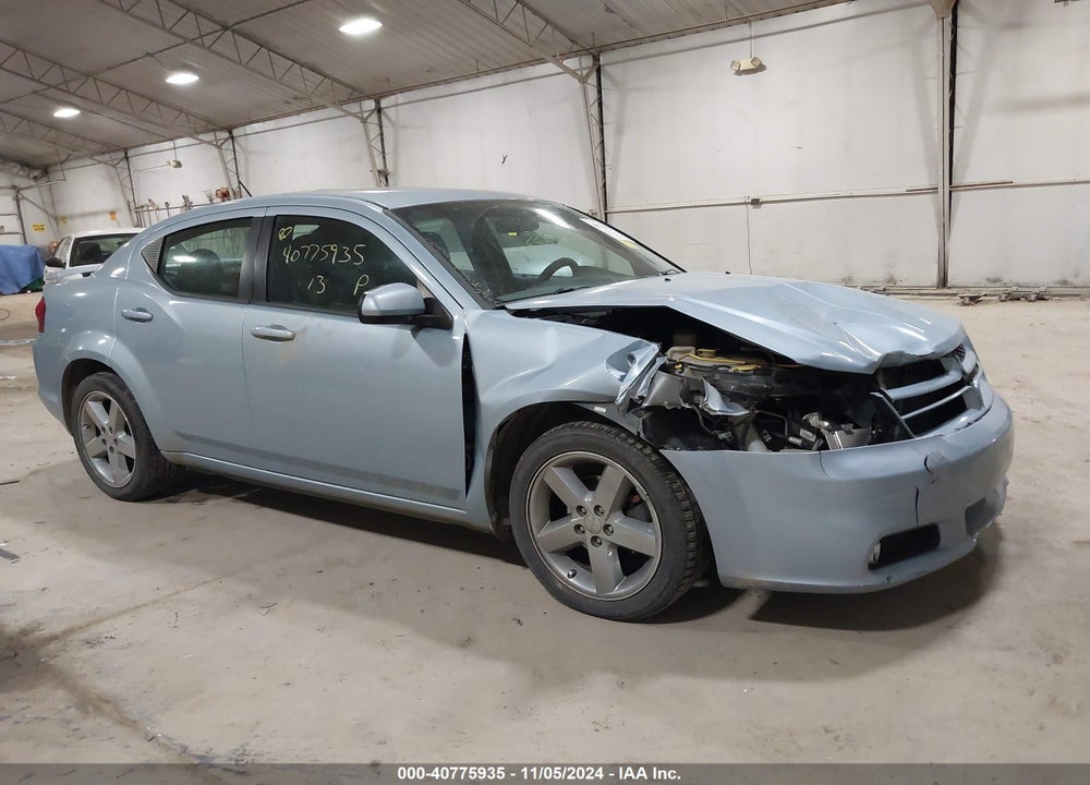 2013 DODGE AVENGER SXT VIN: 1C3CDZCB0DN552453