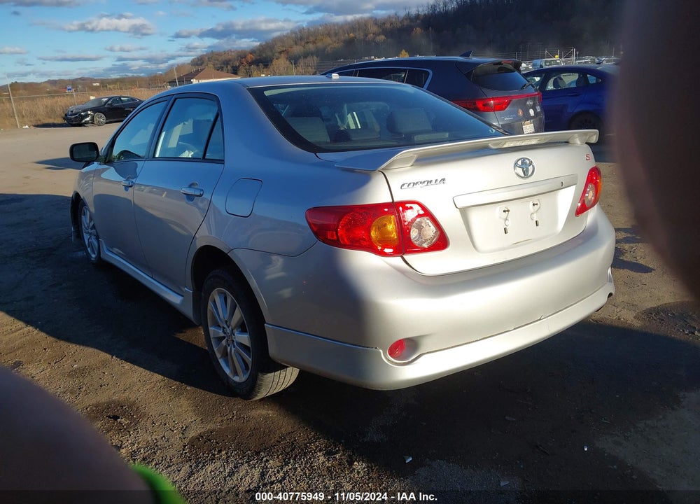 2009 TOYOTA COROLLA S VIN: 2T1BU40E89C150747