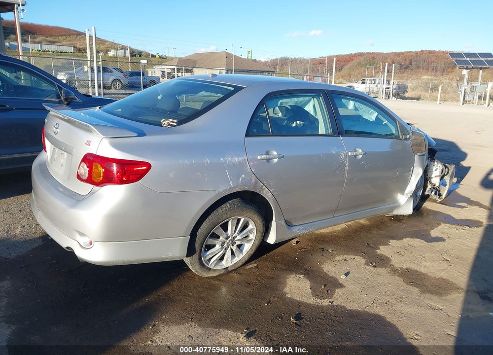 2009 TOYOTA COROLLA S VIN: 2T1BU40E89C150747