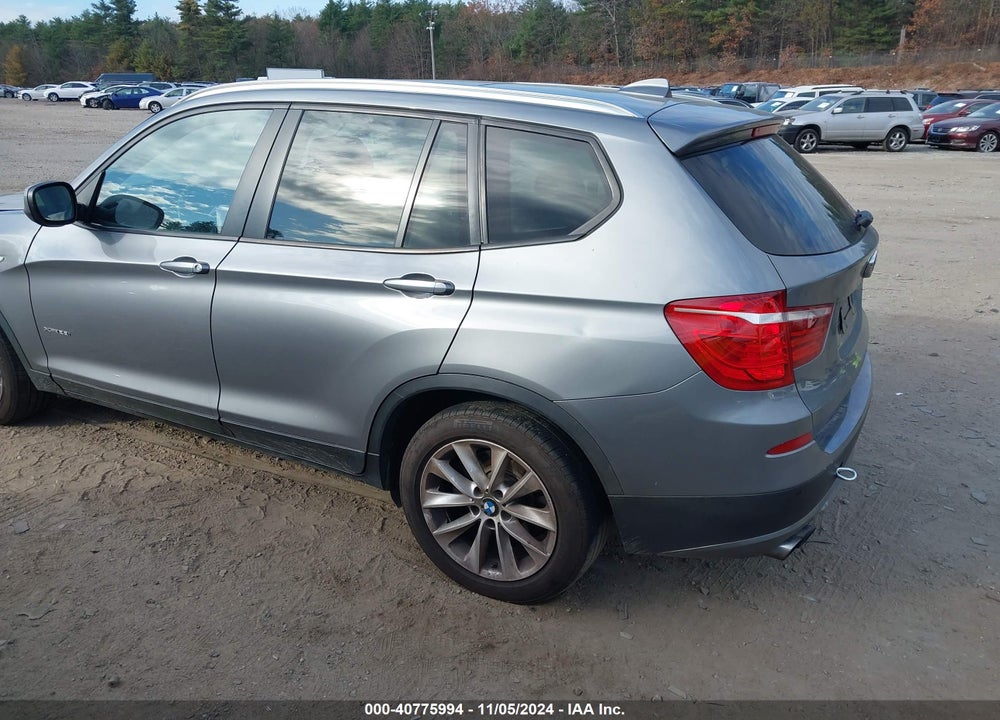 2013 BMW X3 XDRIVE28I VIN: 5UXWX9C55D0A21791