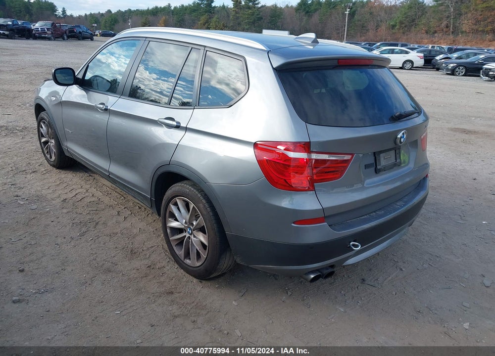 2013 BMW X3 XDRIVE28I VIN: 5UXWX9C55D0A21791