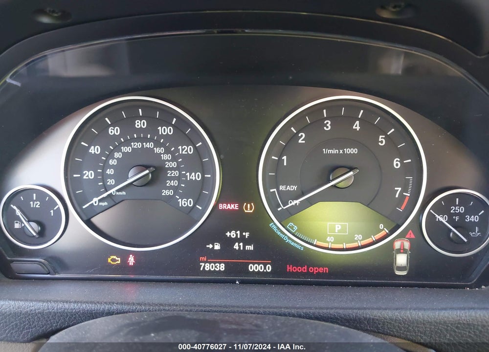 2016 BMW 320I VIN: WBA8E1G59GNT34579