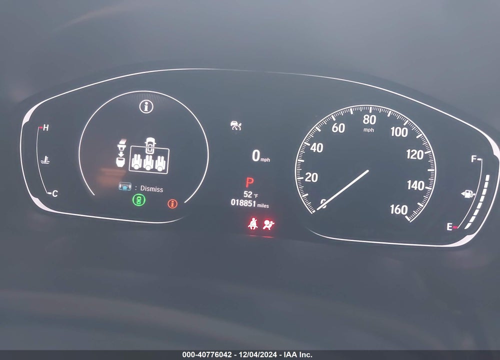 2022 HONDA ACCORD VIN: 1HGCV1F39NA083842