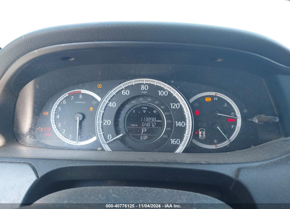2013 HONDA ACCORD LX VIN: 1HGCR2F39DA283421