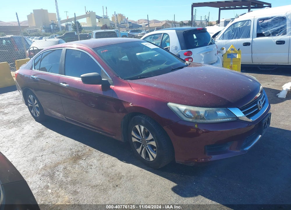 2013 HONDA ACCORD LX VIN: 1HGCR2F39DA283421