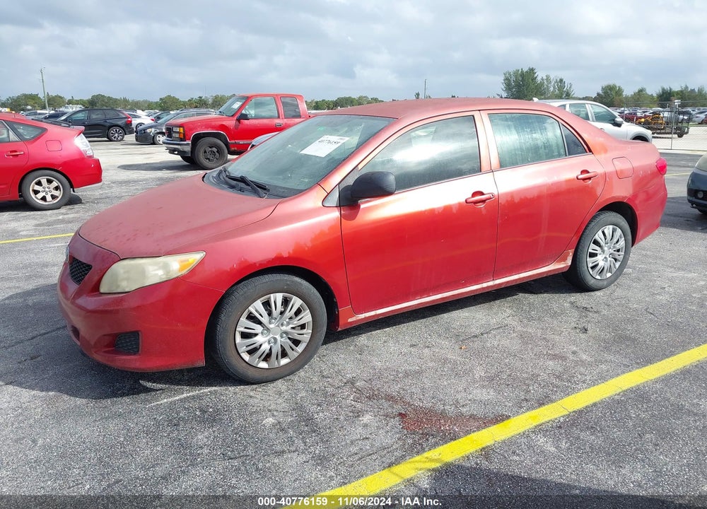 2009 TOYOTA COROLLA LE VIN: JTDBL40E799060577