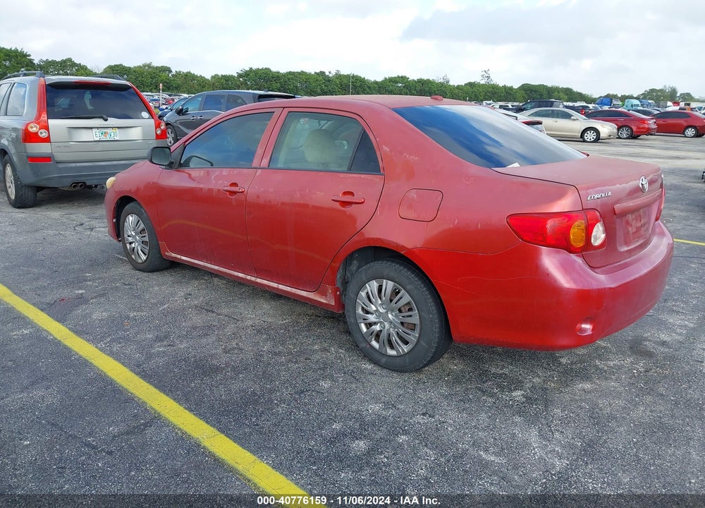 2009 TOYOTA COROLLA LE VIN: JTDBL40E799060577