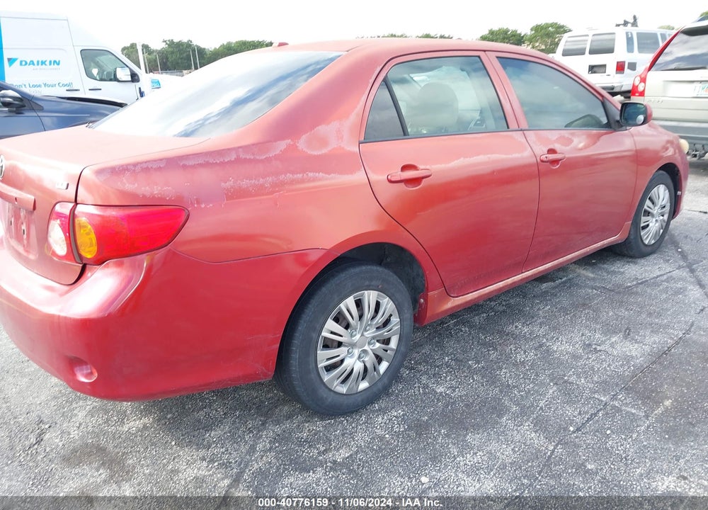 2009 TOYOTA COROLLA LE VIN: JTDBL40E799060577